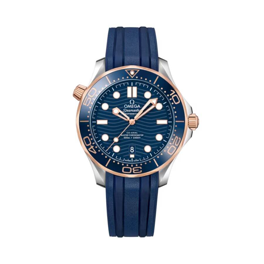 Omega Seamaster Diver Blue Rose Gold Calibre 8800