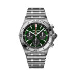 Breitling Chronomat Green Dial Steel Swiss ETA Replica