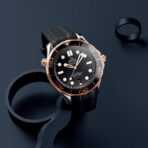 Omega Seamaster Diver Black Rose Gold Swiss ETA Replica