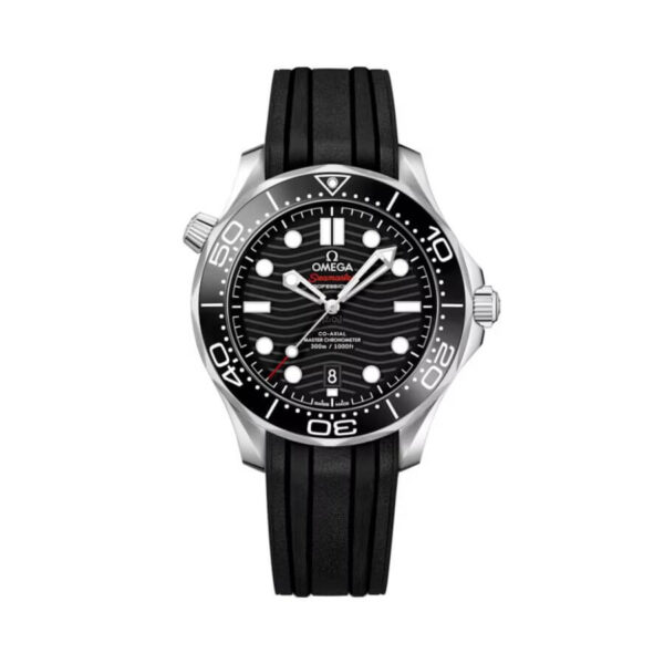 Omega Seamaster Diver Black Rubber Swiss ETA Replica