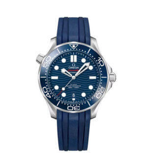 Omega Seamaster Diver Blue Rubber Swiss ETA Replica