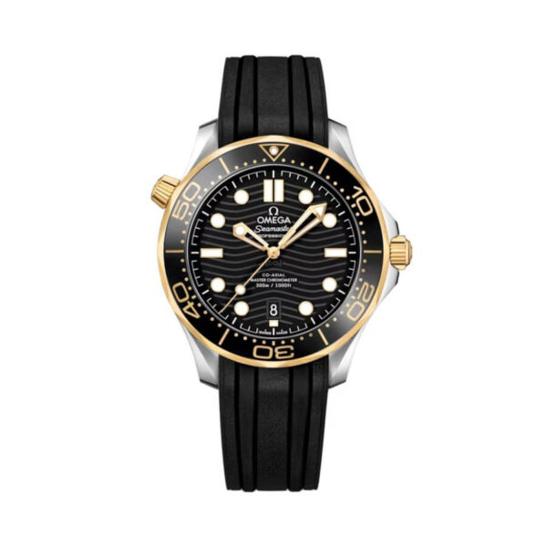 Omega Seamaster Diver Yellow Gold Swiss ETA Replica