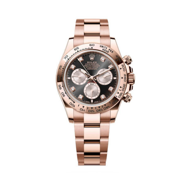 Rolex Cosmograph Daytona Black Dial Rose Gold Swiss ETA Replica