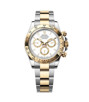 Rolex Cosmograph Daytona White Dial Gold Swiss ETA Replica