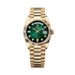 Rolex Day-Date 36 Green Dial Gold Swiss ETA Replica