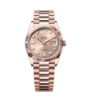 Rolex Day-Date 36 Rose Gold Swiss ETA Replica