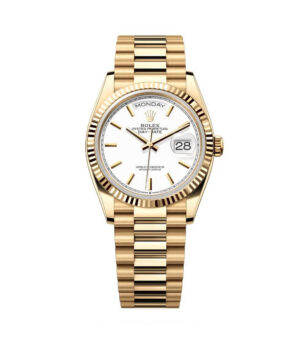 Rolex Day-Date White Dial Gold Swiss ETA Replica