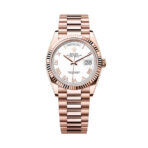 Rolex Day-Date White Dial Rose Gold Swiss ETA Replica