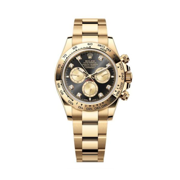 Rolex Daytona Black Dial Full Gold Swiss ETA Replica