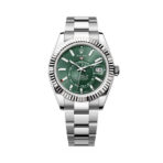 Rolex Sky-Dweller Green Dial Gold Swiss ETA Replica