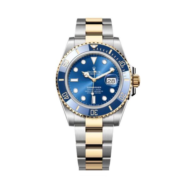 Rolex Submariner Date Blue Dual Tone Swiss ETA Replica