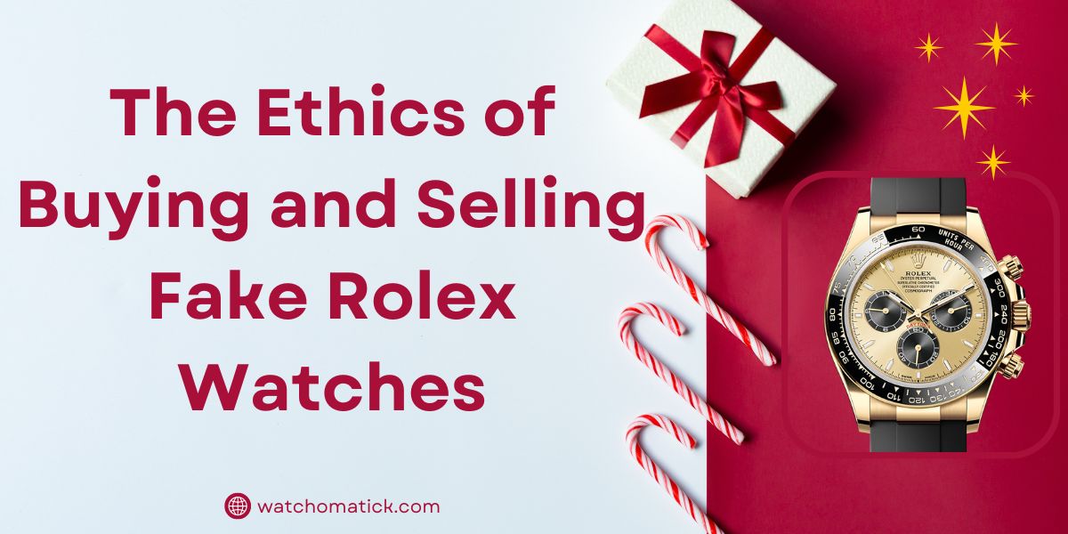 ethics of selling buying fake rolex watches